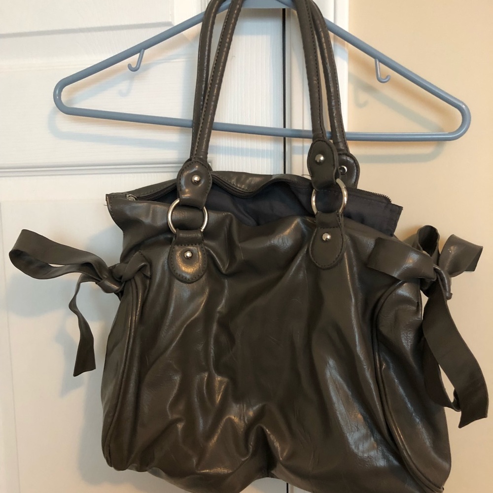 Grey purse